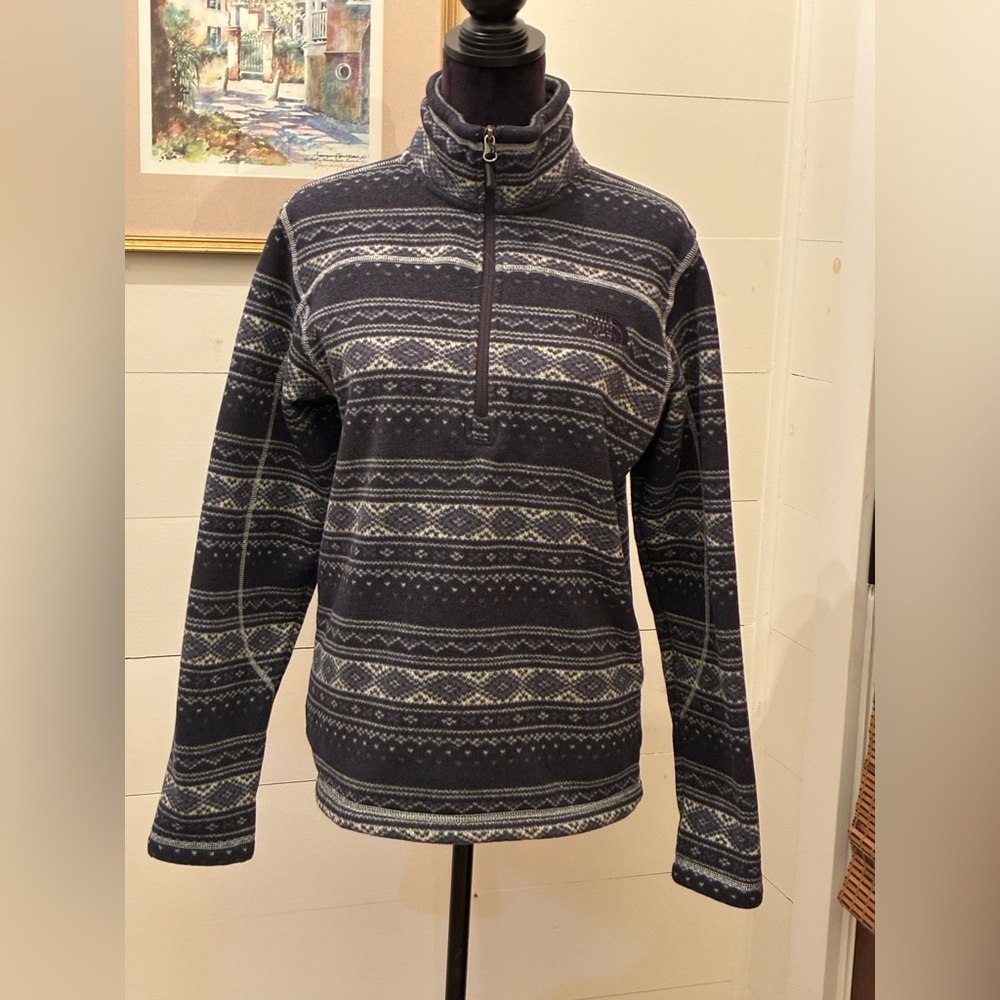 North Face Aztec 1/4-Zip Fleece – Women’s Small P cozy outdoor vibes